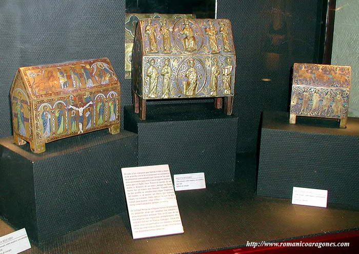 ARQUETAS DE RELIQUIAS DEL  S. XIII